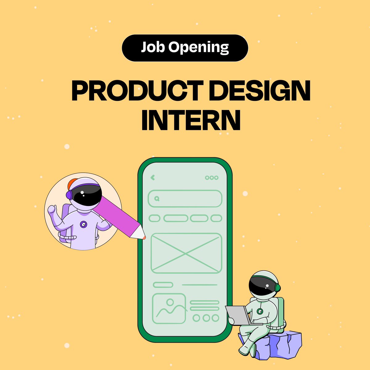 getpartna's tweet photo. We're hiring a Product Design Intern! 🎉

If you're passionate about design, head over heels for UI/UX design (like, seriously 🤩 ) and want to gain hands-on experience, we want to hear from you👇

https://t.co/4cX65Gg06x https://t.co/VkImTqU7mr