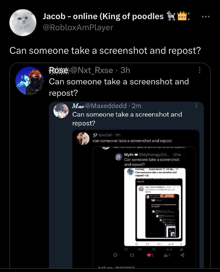 AmazingAva_23's tweet photo. Can someone take a screenshot and repost? https://t.co/KamAQNFVPP