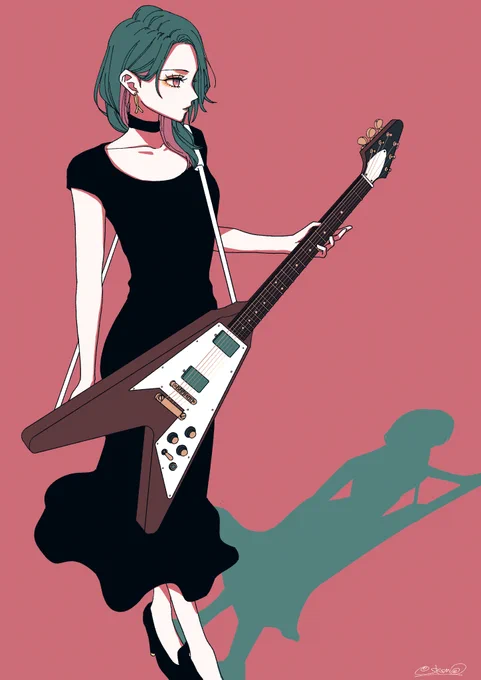 フライングVの女 