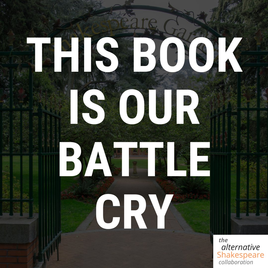 alt_shakes's tweet photo. Have you ever wondered whether there’s a different way of approaching Shakespeare?

20 years ago, we asked ourselves the same question - come and join the battle cry with us: https://t.co/bcpBipX66P

#theatre #theatrecompany #shakespeare #play #plays #book #writing https://t.co/T3LsJRoMCm