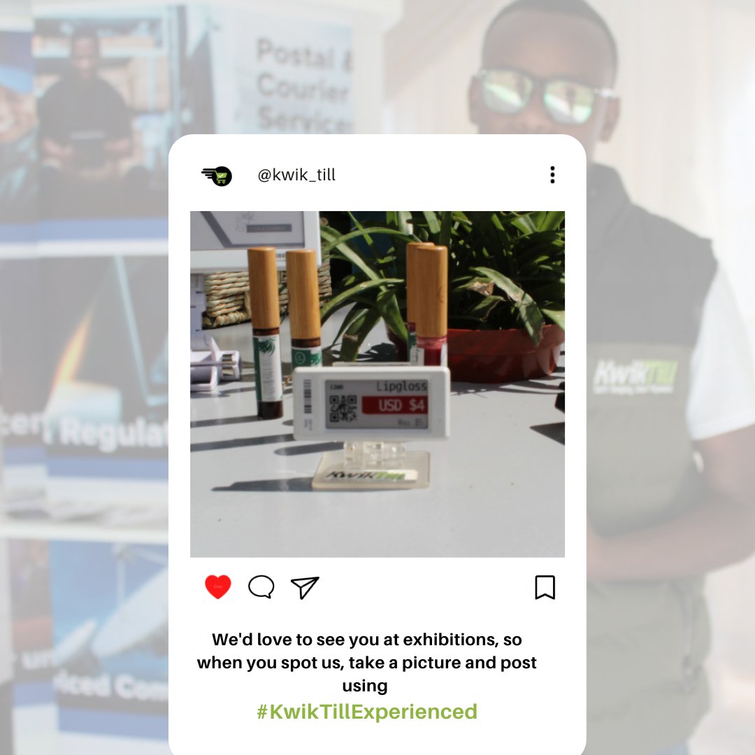 kwik_till's tweet photo. We always enjoy seeing your posts when you drop by our exhibition stands! Don't forget to use the hashtag #kwiktillExperienced when you spot us at any exhibition. Catch us now at ZITF and the TeXpo.
#SalesMadeEasyWithKwikTill #KwiktillExperience #zitf #texpo23 https://t.co/EVGV7edSSU