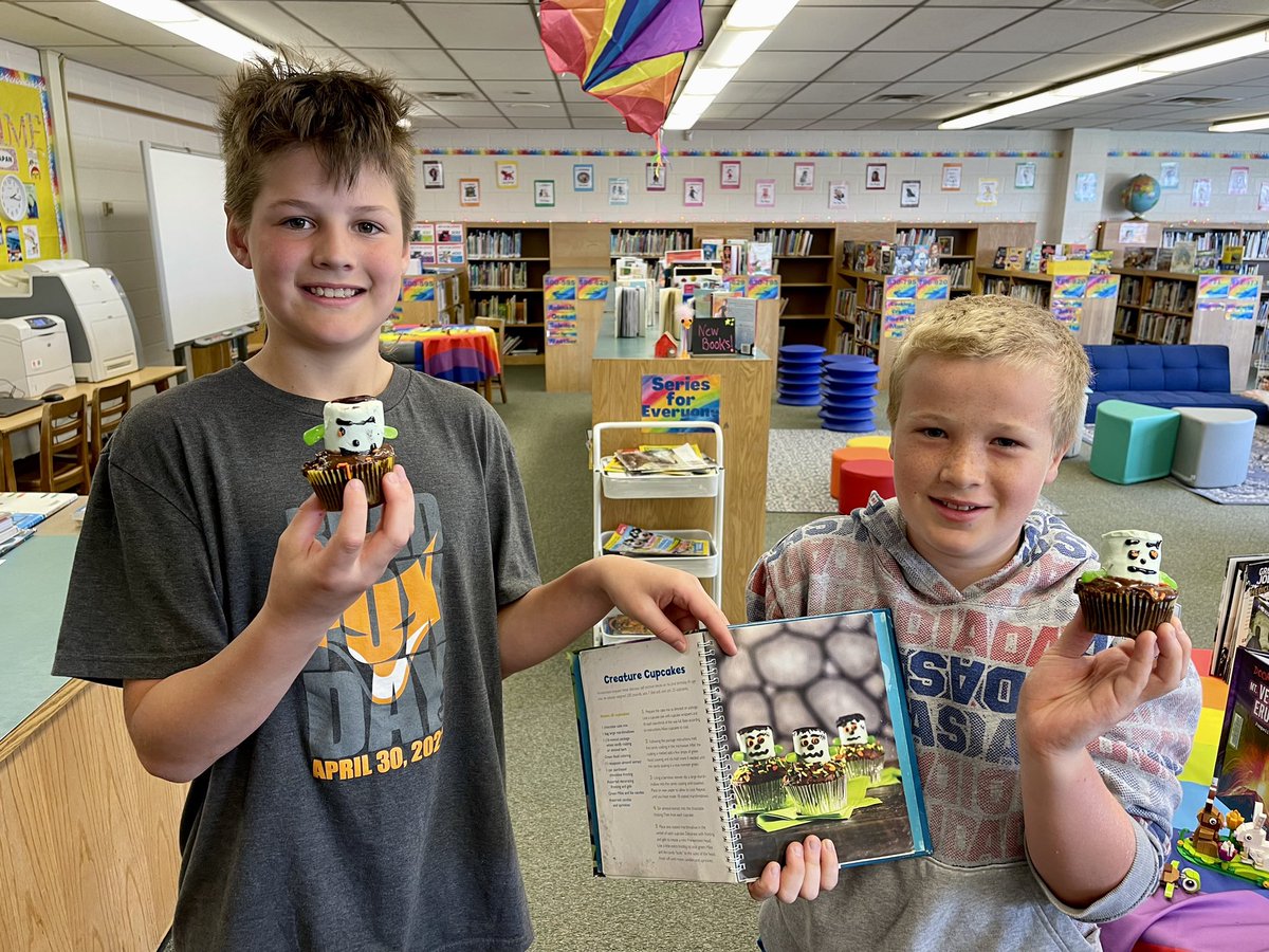 When baking , teamwork and reading collide! Ss followed a recipe from a library book they checked out and baked these cupcakes over the weekend. Thanks <a href="/KateCarrollCB/">Kate Carroll</a> for always making the library a place of inspiration! Happy National Library Week! <a href="/CBKutzElem/">Paul W. Kutz Elem</a> <a href="/CBSDSchools/">Central Bucks SD</a>