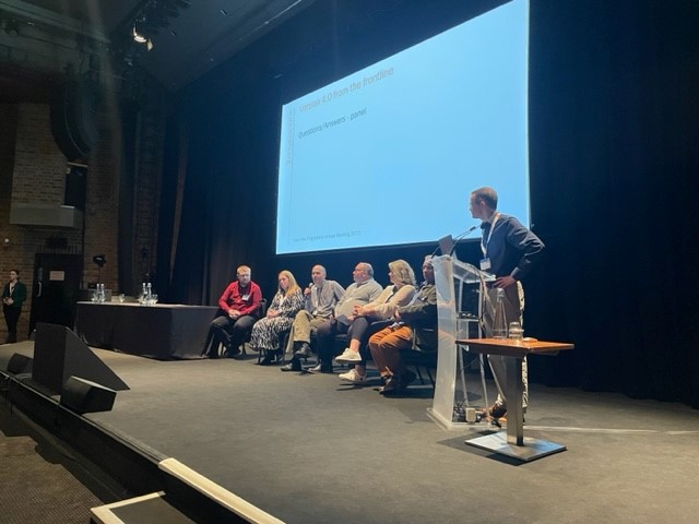 ICNARC's tweet photo. Lively panel discussion and audience Q&amp;A #CMPAM23 https://t.co/EJu6magkdu