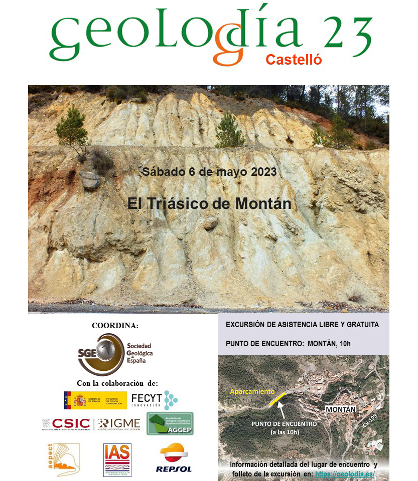 Actividad del Geolodía el próximo 6 de mayo en Montán
📷No te pierdas esta actividad que coordina la Sociedad Geológica en España en nuestro municipio el próximo 6 de mayo.
(sigue 👇)