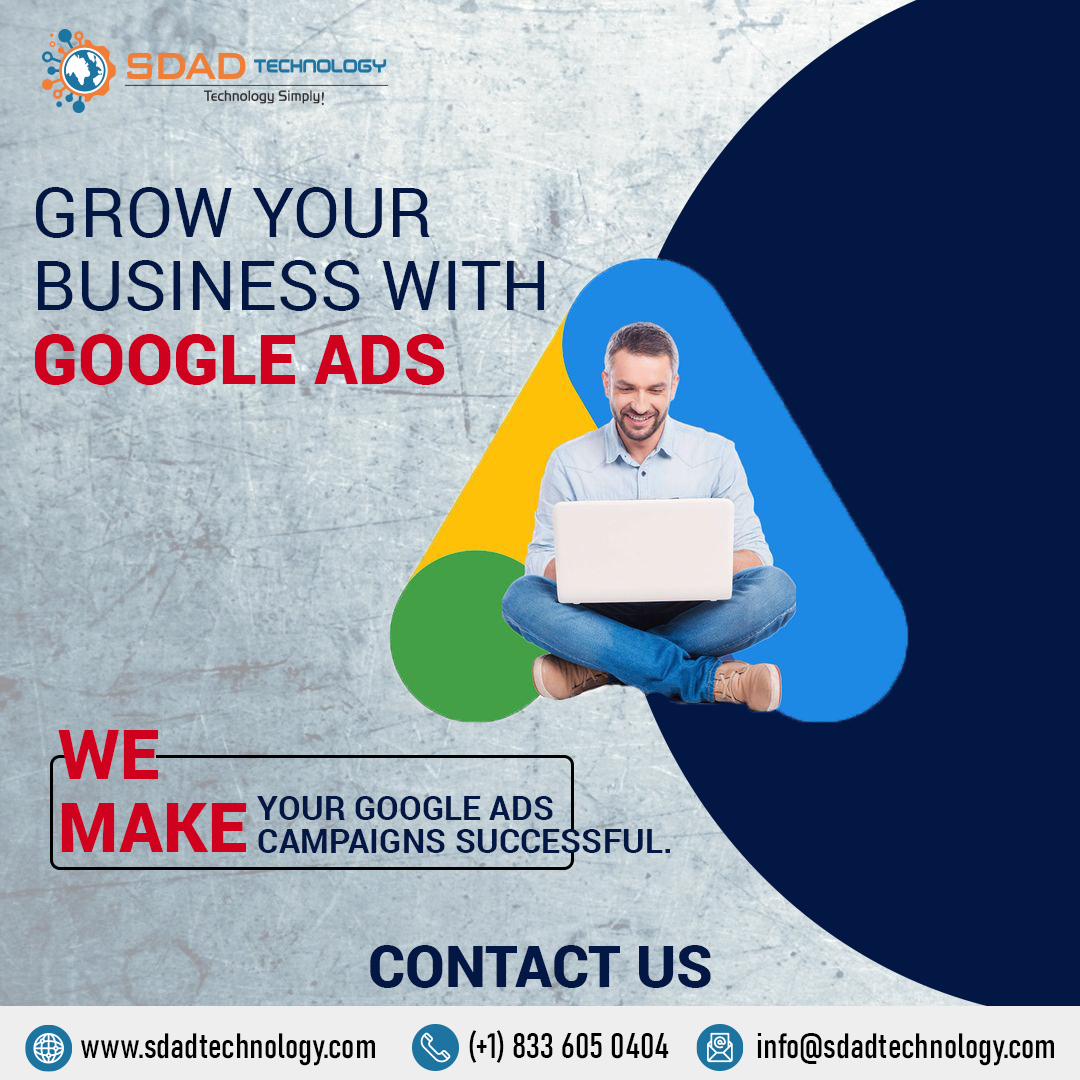#GoogleAds is a powerful way of #promotion, and we are the experts in the domain. Connect with us to launch your first #ads campaign and start growing your #business ASAP.

Visit- sdadtechnology.com/ppc.html

#sdadtechnology #PPC #advertisement #digitalmarketing #ppcagency #SearchAds