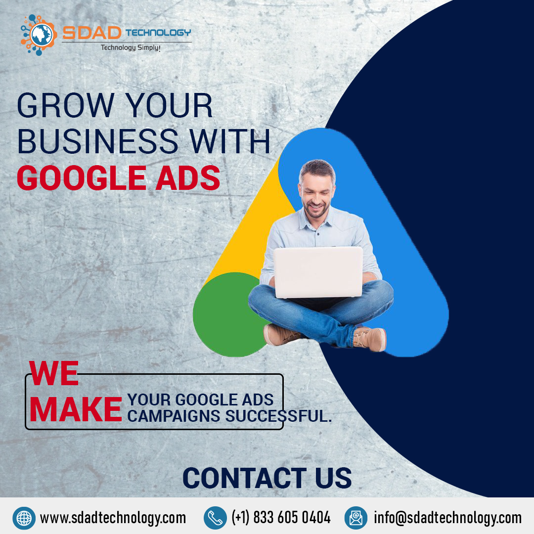 SdadTechnology's tweet photo. #GoogleAds is a powerful way of #promotion, and we are the experts in the domain. Connect with us to launch your first #ads campaign and start growing your #business ASAP.

Visit- https://t.co/5lFM1QjDzo

#sdadtechnology #PPC #advertisement #digitalmarketing #ppcagency #SearchAds https://t.co/5qfBv7fKf0