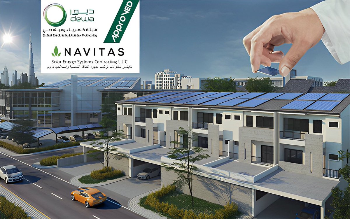 NavitasSolarEng's tweet photo. Go Solar
GO @NavitasSolarEng 
A @DEWAOfficial approved Solar PV Contractor. https://t.co/GmIypu5uhF