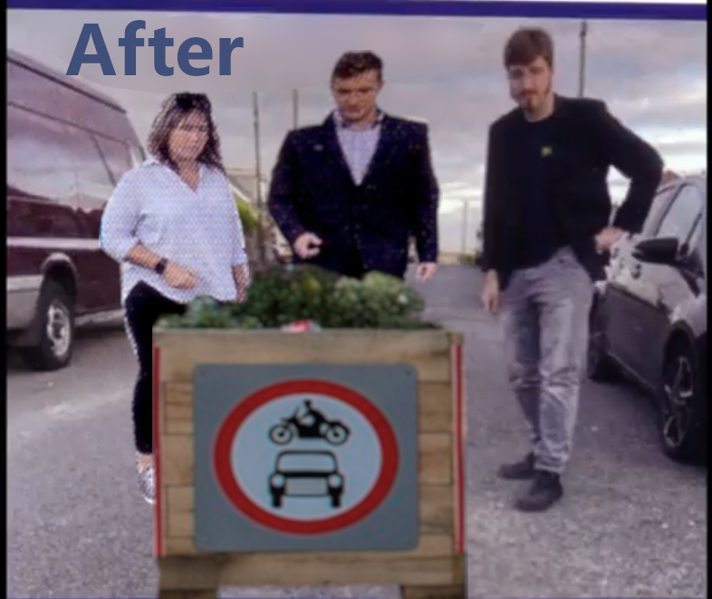 Our Photoshop team has been hard at work campaigning and fixing Alderney's roads to save BCP Council money.