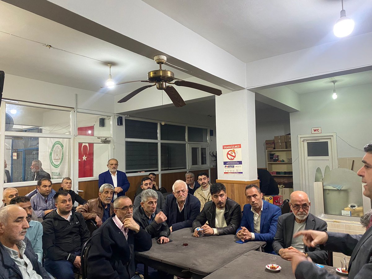 rptuzla's tweet photo. İstanbul 1. Bölge Milletvekili Adaylarımız Mehmet Fatih BAYRAMOĞLU ve  Fatih AKÇAY beyefendinin katılımıyla, Tuzla Çankırılılar Derneği - ve Akpınar Derneğini Ziyaret ettik, Dernek Başkanlarımıza Misafirperverliğinden ötürü çok Teşekkür ederiz.

@ErbakanFatih @SerdarSabuncu53 https://t.co/xEc71iwXdZ