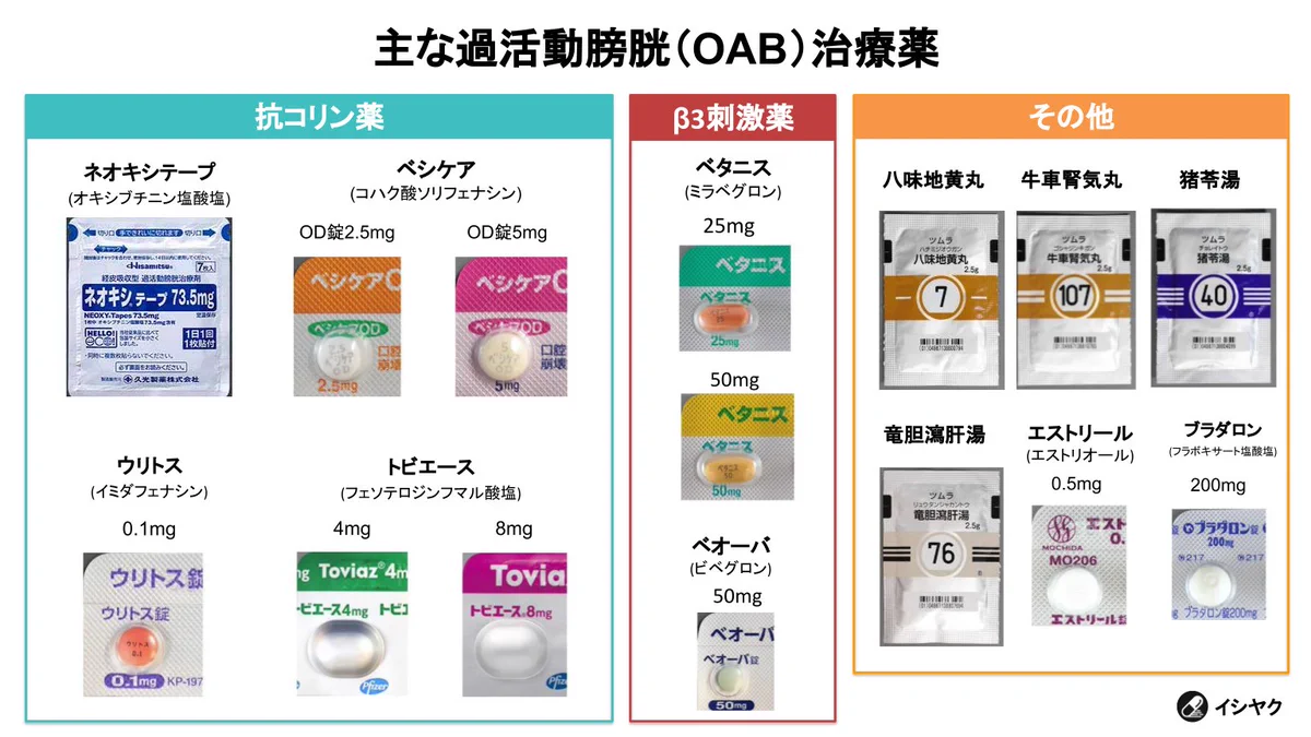過 活動 膀胱 治療 薬