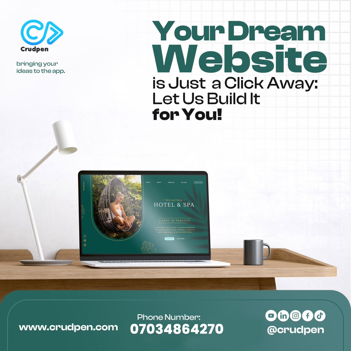 crudpen's tweet photo. You can now build that website for your business, NGO, or personal use  with ease..with CRUDPEN

#BUSINESS
#ENTERPRENEUR
#webdev
#moneymatters https://t.co/kjemkuzm6p