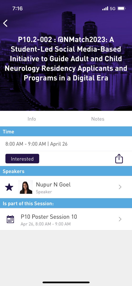 Hope to see you at @NMatch2023’s poster presentation today at #AANAM2023 @AANmember #NeuroTwitter #neurology #nmatch2023 #neurologyproud #posterpresentation