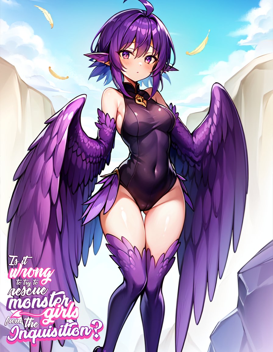 waifuboxdev's tweet photo. Meet our sweet harpy girl! 😍 Get ready to be charmed by her in our upcoming visual novel! #visualnovel #indiegame #gamedev #animegame  #comingsoon https://t.co/ocejpG1jD5