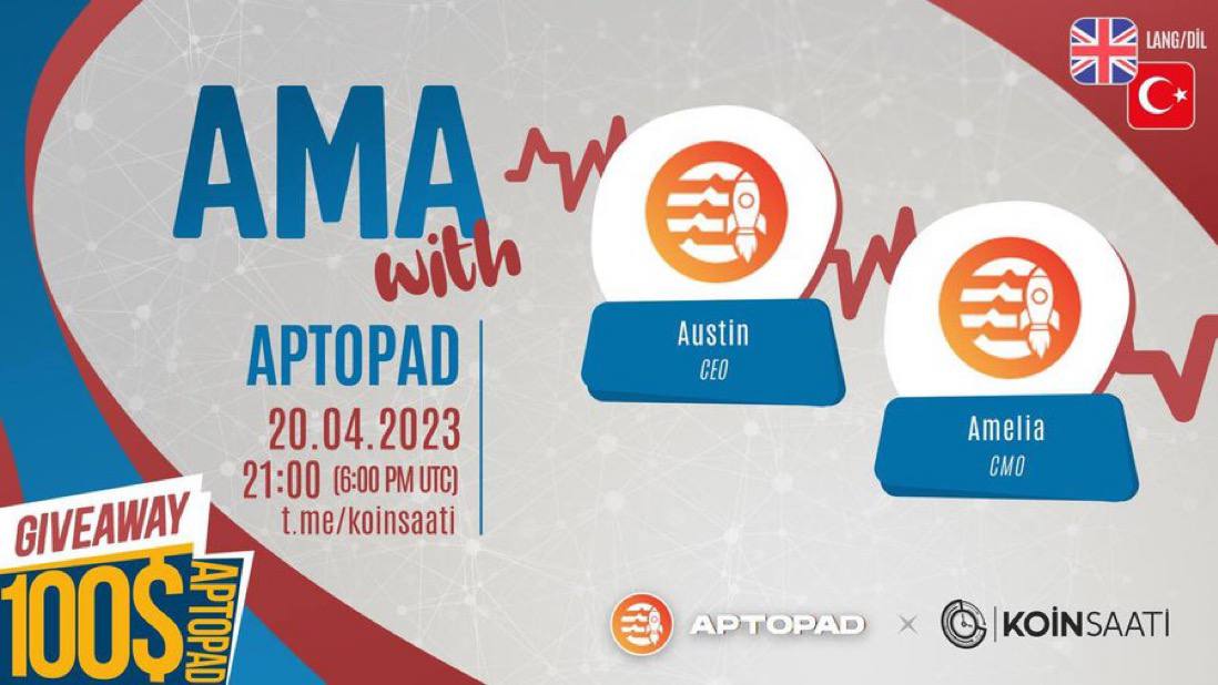 KoinSaati's tweet photo. #Aptopad (@aptopad_io) ekibi ile gerçekleştirdiğimiz birbirinden farklı soruların sorulduğu ve etkileşimin fazla olduğu #AMA etkinliğimizin transkriptine aşağıdaki linkten ulaşabilirsiniz.👇🏻👇🏻

https://t.co/LKWIBR8NUT https://t.co/mJ5wqMtmZG