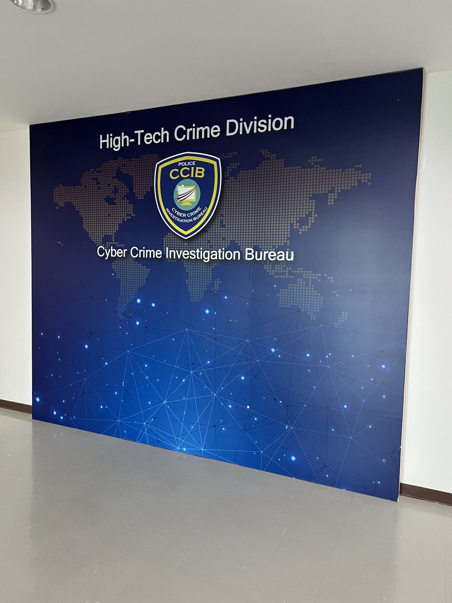 K_Nielson32's tweet photo. A successful day visiting the Immigration and Cyber Crime Investigation Bureaus. And Thai food continues to be amazing! https://t.co/4qVll7kDE6