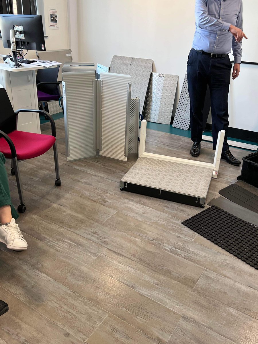 annetuc_ot's tweet photo. Thank you to @EnableAccess for providing interactive &amp; informative training on all things ramps @LancsHospitals #occupationaltherapy #independence 
RPH this morning &amp;CDH this aft @AltyAngela @clairegranato @Pennington_haze @theRCOT 🤩 https://t.co/FbjyTpU03d
