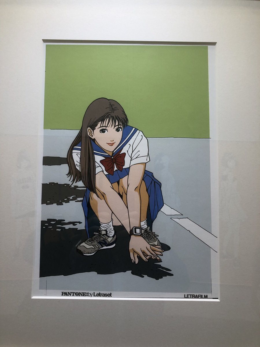 dispatcher119's tweet photo. 江口寿史さんの東京彼女展、行って来たけど予想以上に良かった。　熱烈ファンでは無いけど気になっていた。そして、黒崎レイナさんがリアル江口寿史世界だと気がつきました。　ハイポジから引用してます。
#江口寿史
#東京彼女展
#黒崎レイナ https://t.co/5UAhoUV7zG