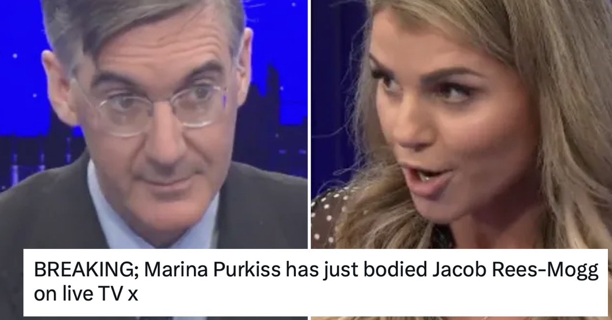 ThePoke's tweet image. Jacob Rees-Mogg was gloriously owned on his GB News show and it’s 9 minutes fabulously well spent 
thepoke.co.uk/2023/04/26/jac…