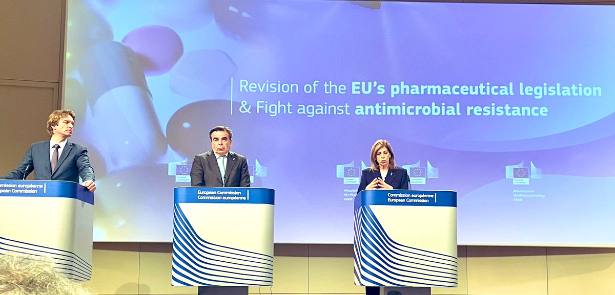SKyriakidesEU's tweet photo. Today we present once in a generation proposals to ensure medicines are accessible, available and affordable at all times for 🇪🇺 citizens no matter where they live. 

A Single Market for medicines delivering for citizens and keeps our industry as a  🌎 leader.

#EUPharmaStrategy https://t.co/u5l5xRTtmT