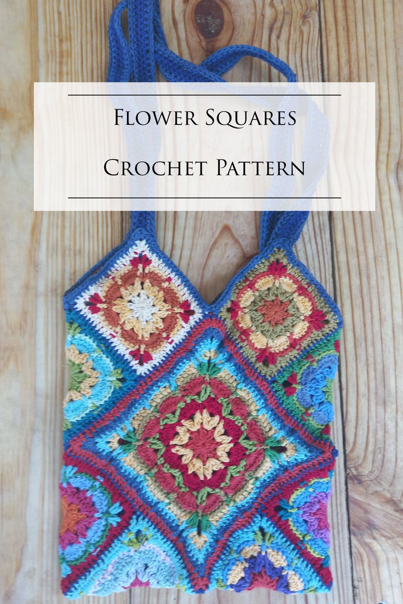 StoutoStuff's tweet photo. Flowered Squares Tote Bag pattern by Stouto's Stuff https://t.co/0dI0nc4Pkj https://t.co/YCikbIUllE
