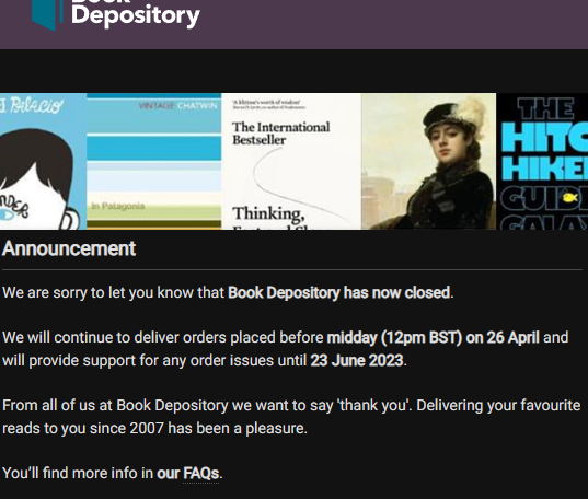 HafizTargaryen's tweet image. Goodnight, sweet prince.

#BookDepository