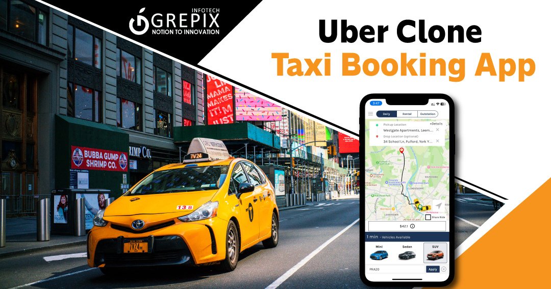 grepixit's tweet photo. Are you looking for #ubercloneapp For your #taxibusiness?
#grepix Uber Clone App is the ultimate solution for all your ride-hailing needs.
For more details visit: https://t.co/BlBmM9IsRo
#uberclone #ubercloneapp #taxibookingapp #taxibookingsoftware #taxibookingapp https://t.co/LYqwE6dC8M