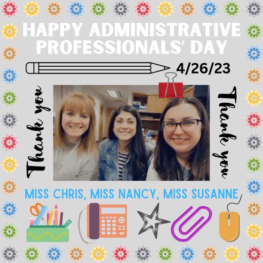 Lucky to have such a supportive group of administrative professionals working with our students and staff here at VDV! We couldn’t do what we do without you ❤️❤️ <a href="/VDVpal/">Rob Reavey</a> <a href="/streko_vdv/">Kelly Streko</a> <a href="/VilleSchoolsNJ/">Somerville NJ Schools</a>