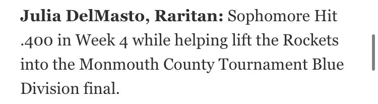 We are just getting started! Keep it up ladies and way to go @julia_del_5! #RocketSoftball #MoreToDo 🚀🥎👊🏻@RaritanSports @RaritanHigh @VonaVPRHS @CoachG__PE @kayla_gallo @Coach_Coppola @DrRidleyHazlet