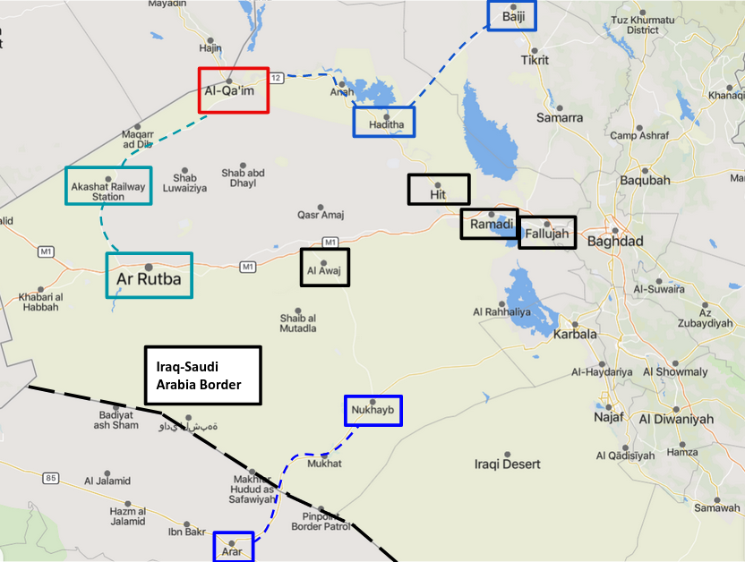 TracTerrorism's tweet image. #IslamicState carried out 58 attacks in #Iraq during #Ramadan2023 and most of them were conducted in the #Anbar Province. #ISIS has a strong hold over the M1 road in ar-Rutba and can easily ambush any security or civilian vehicle passing these areas.