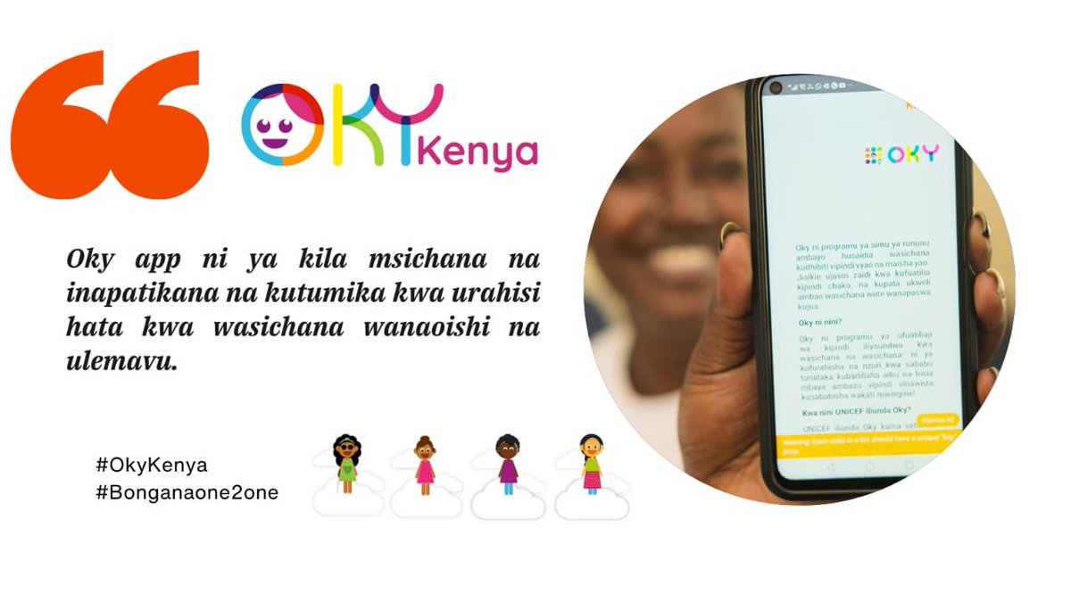 ahlamwahid2's tweet image. The only thing you got to do is go to playstore search for oky Kenya and clic k install to have the app in your phone then sign in the app and start using it immediately. Thanks to #Okykenya,#lvcthealth and @one2one for doing this credible work of developing a period tracking app