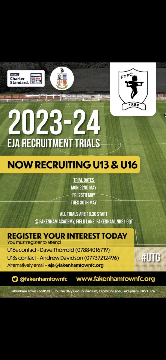 FTFC_Eja's tweet photo. Excited to announce our dates for interested parties. Register your interest ASAP @fakenhamtownfc @Fakenham23 @EJALeague @NorfolkCountyFA @dalygroup @@NCFACountyCups @NorfolkCYFL @NSYFL  #retweet #retweet #retweet 👻👻👻👻👻👻👻👻👻👻👻👻👻👻👻👻👻 https://t.co/HHsYTsRTFf