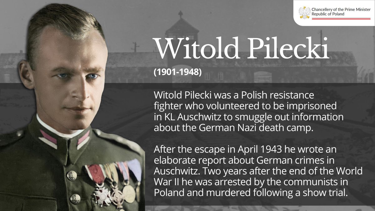 Witold Pilecki Co Zrobił Dla Polski Chancellery of the Prime Minister of Poland on Twitter: "Witold #