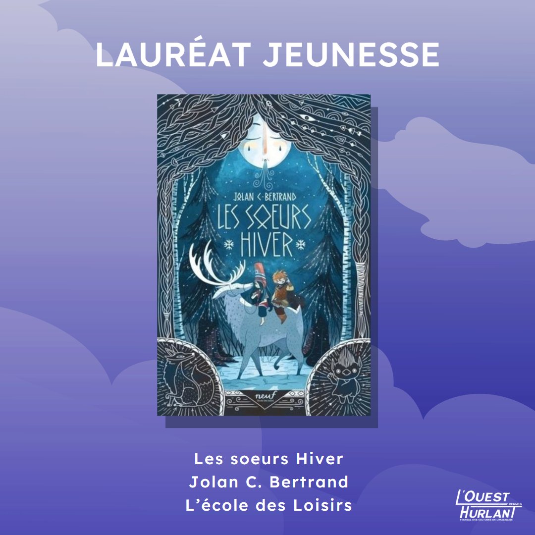 L'Ouest Hurlant (@ouesthurlant) on Twitter photo PRIX | Le lauréat du prix Jeunesse de l’Ouest Hurlant : Les sœurs Hiver, Jolan C. Bertrand, éditions <a href="/ecoledesloisirs/">l'école des loisirs</a> (Illustrations : <a href="/gion_tristan/">Tristan Gion</a>) PRIX | Le lauréat du prix Jeunesse de l’Ouest Hurlant : Les sœurs Hiver, Jolan C. Bertrand, éditions <a href="/ecoledesloisirs/">l'école des loisirs</a> (Illustrations : <a href="/gion_tristan/">Tristan Gion</a>)