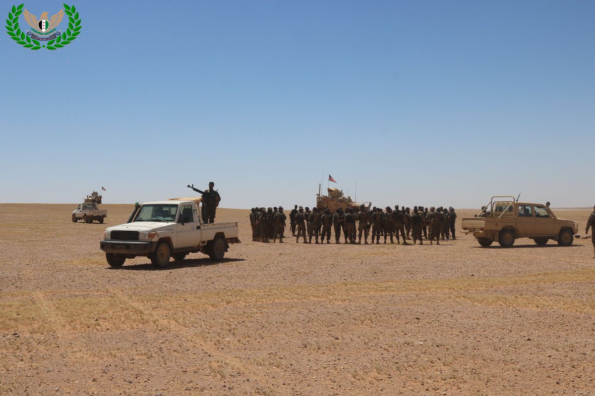 SyrianFree_Army's tweet photo. We will work closely with our partners in the #US_forces in order to ensure the protection of the region.
Together, we are stronger in order to defend against any threats that undermine the security and stability of the region.
#Al_Tanf #syria #Rukban_camp #StrongerTogether https://t.co/1iCPeHllxB