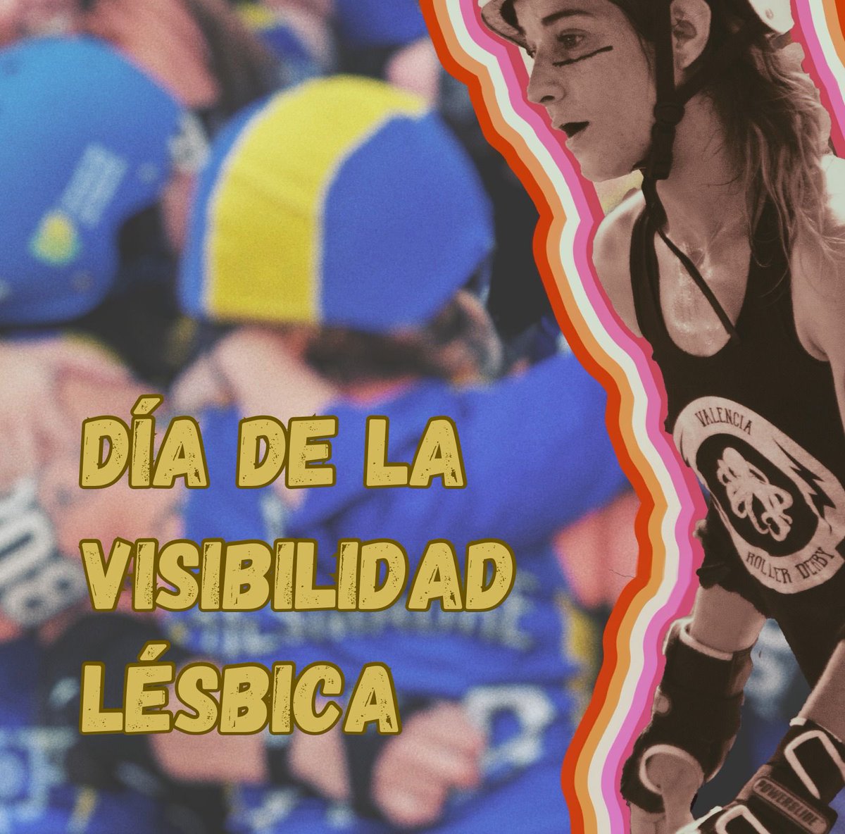¡Feliz combativo y reinvidicativo día de la visibilidad lésbica!
Desde Valencia Roller Derby, nos sumamos como cada año a la reivindicación de para que todes les lesbianes tengamos la visibilidad plena y con igualdad de derecho

 #diadelavisibilidadlesbica