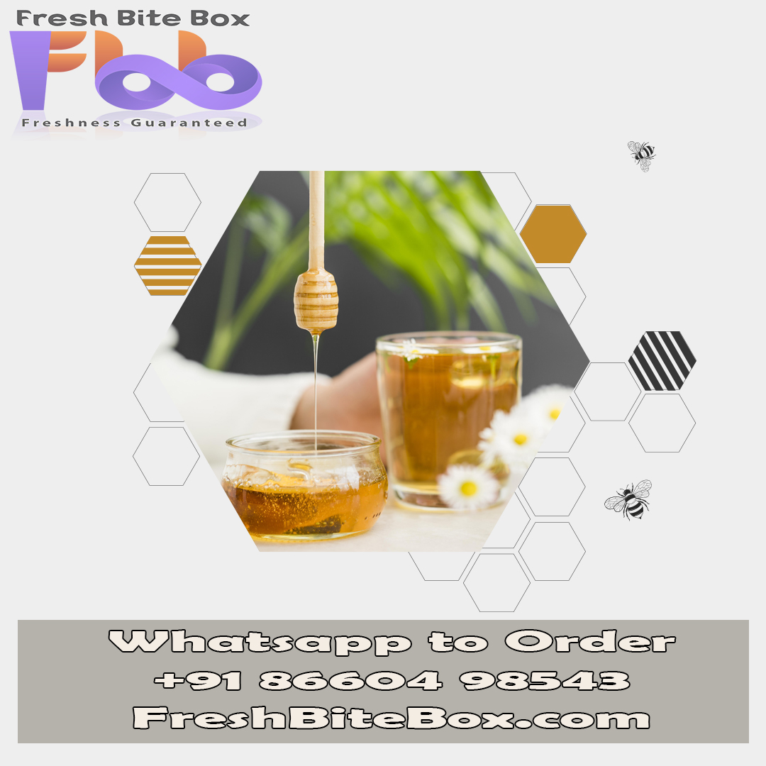 FreshBiteBox's tweet image. Looking for a natural sweetener that is good for your health? Look no further than Fresh Bite Box&apos;s pure honey! Our honey is free from any added sugars or preservatives.

#FreshBiteBox #PremiumProduct #JungleJamunHoney #PureJungleHoney #RawHoney #OrganicHoney #NaturalHoney