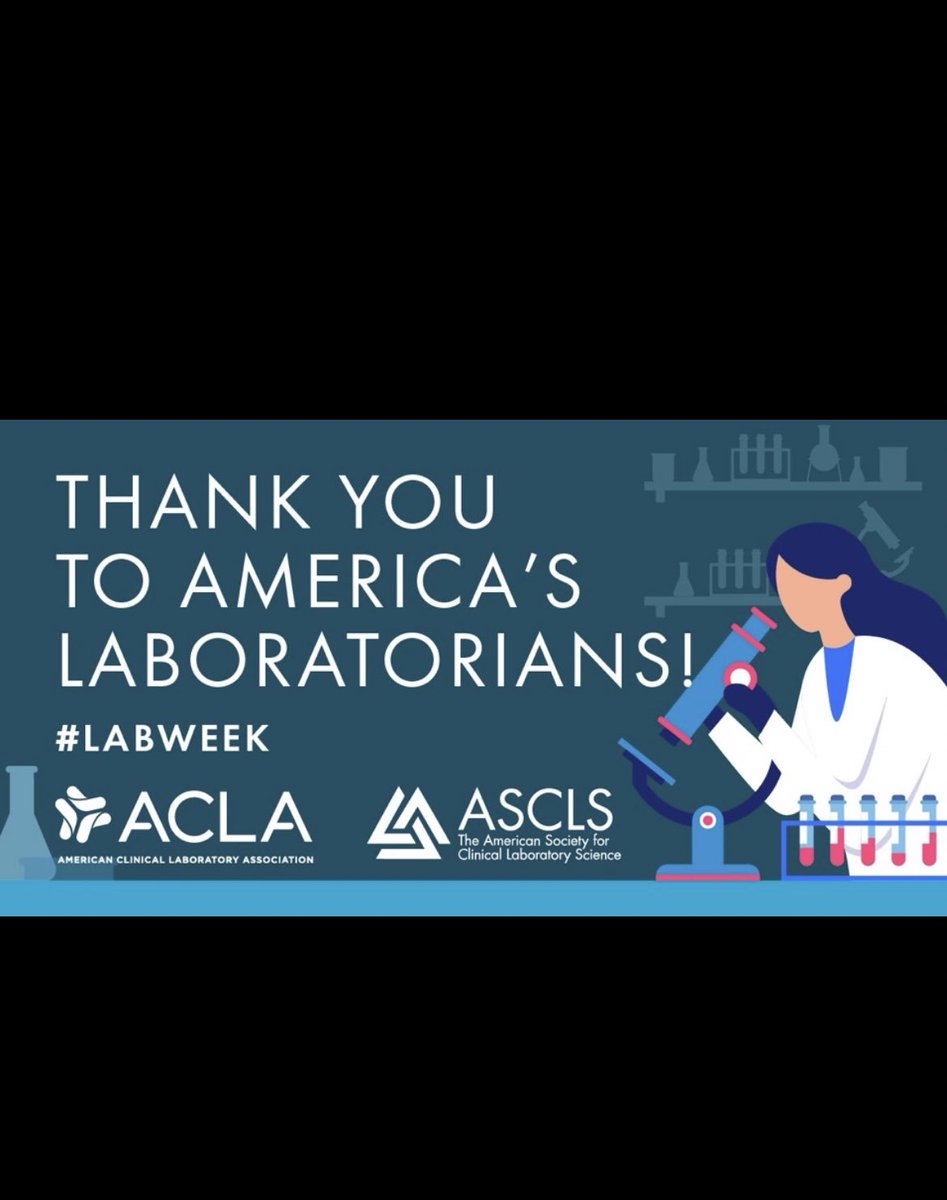 Medical laboratory professionals, our hidden heroes in lab coats, are the heartbeat of healthcare. Take time to appreciate your lab staff today! 

#NMLPW #LabWeek #Lab4Life #IAmASCLS #WeSaveLivesEveryday