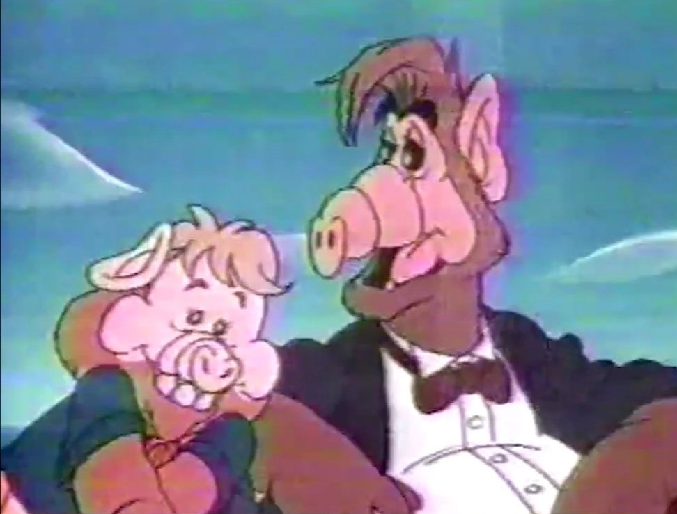 BORUEIRE's tweet image. Saw these shot's of Alf fattened up around 6:29 in 'Secret Galaxy's' video on the 'Super Mario Brothers' show on You Tube and I want to ask what episode of Alf is this from? #Alf #SuperMarioBros #Secretgalaxy