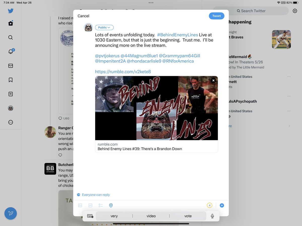 HZardoz's tweet photo. Twitter wonโt let me send this Tweet. Fcking Elawn!
@pvtjokerus @44MagnumBlue1 @Grammypam64Gill @Impenitent2A @Orangezipple1 https://t.co/NxCyRGimcX