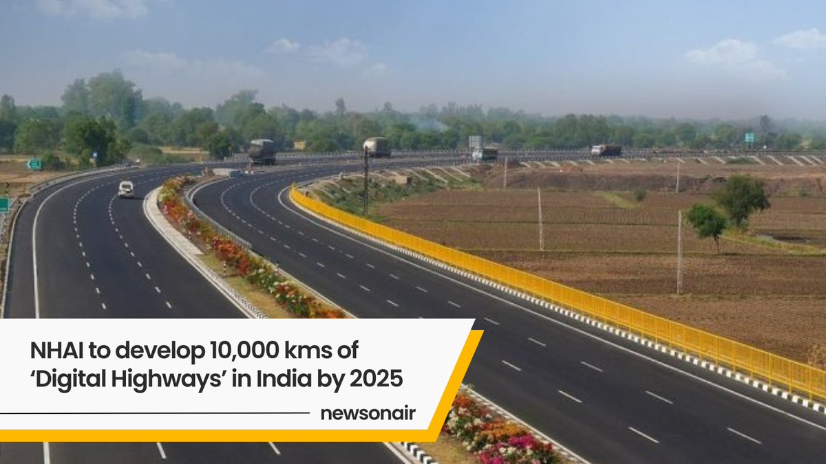 DhruvInfra's tweet photo. #NHAI's initiative to build 10,000 km of #digitalhighways by 2025 will transform the country's internet connectivity, especially in remote areas, and aid in the transition to 5G and 6G technology.
Visit,
https://t.co/BsoNRMBnjI to know more. https://t.co/Anzf3sZMKh