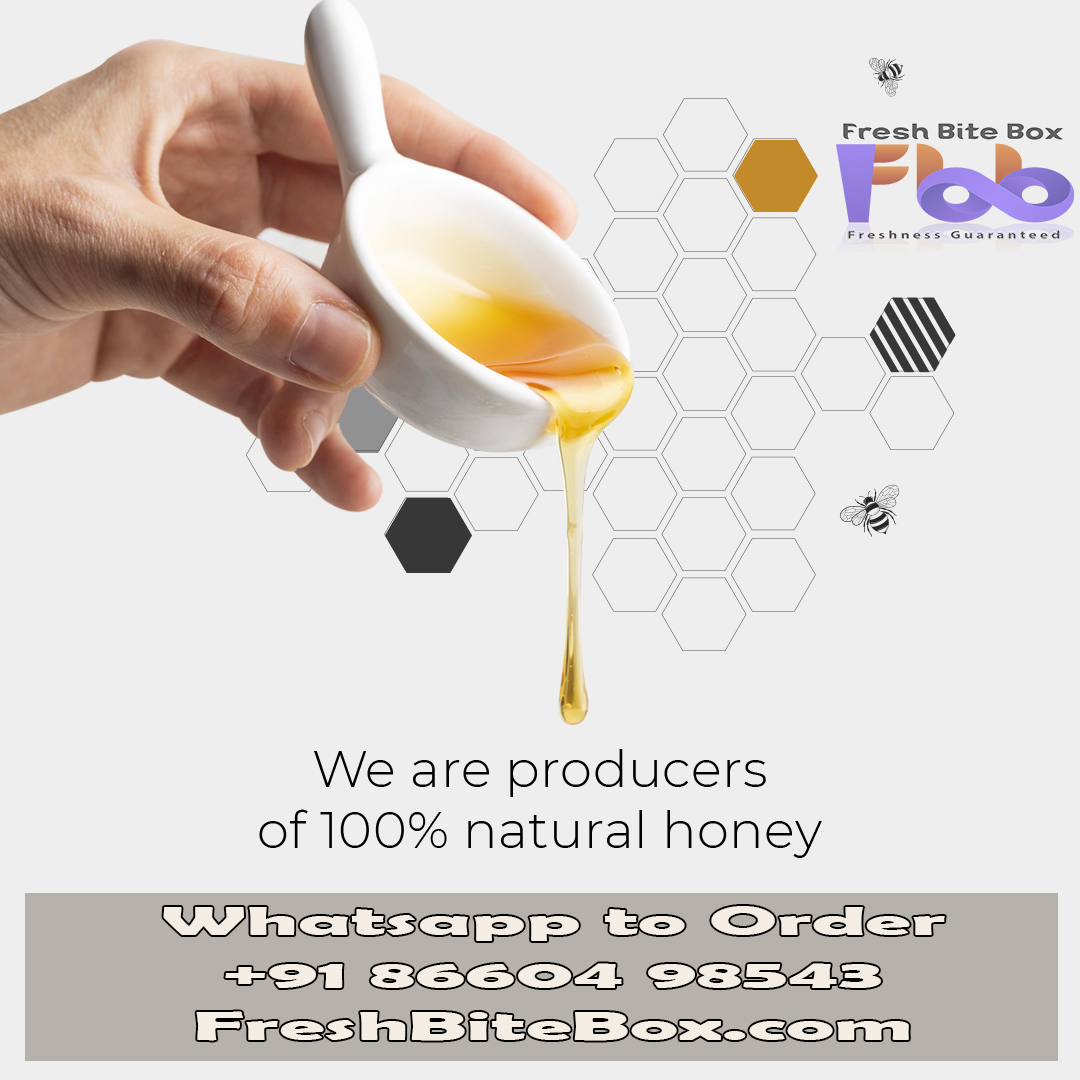 FreshBiteBox's tweet image. Fresh Bite Box&apos;s pure honey is not only delicious but also a great source of antioxidants. Antioxidants can help protect your cells from damage caused by free radicals.

#FreshBiteBox #PremiumProduct #JungleJamunHoney #PureJungleHoney #RawHoney #OrganicHoney #NaturalHoney