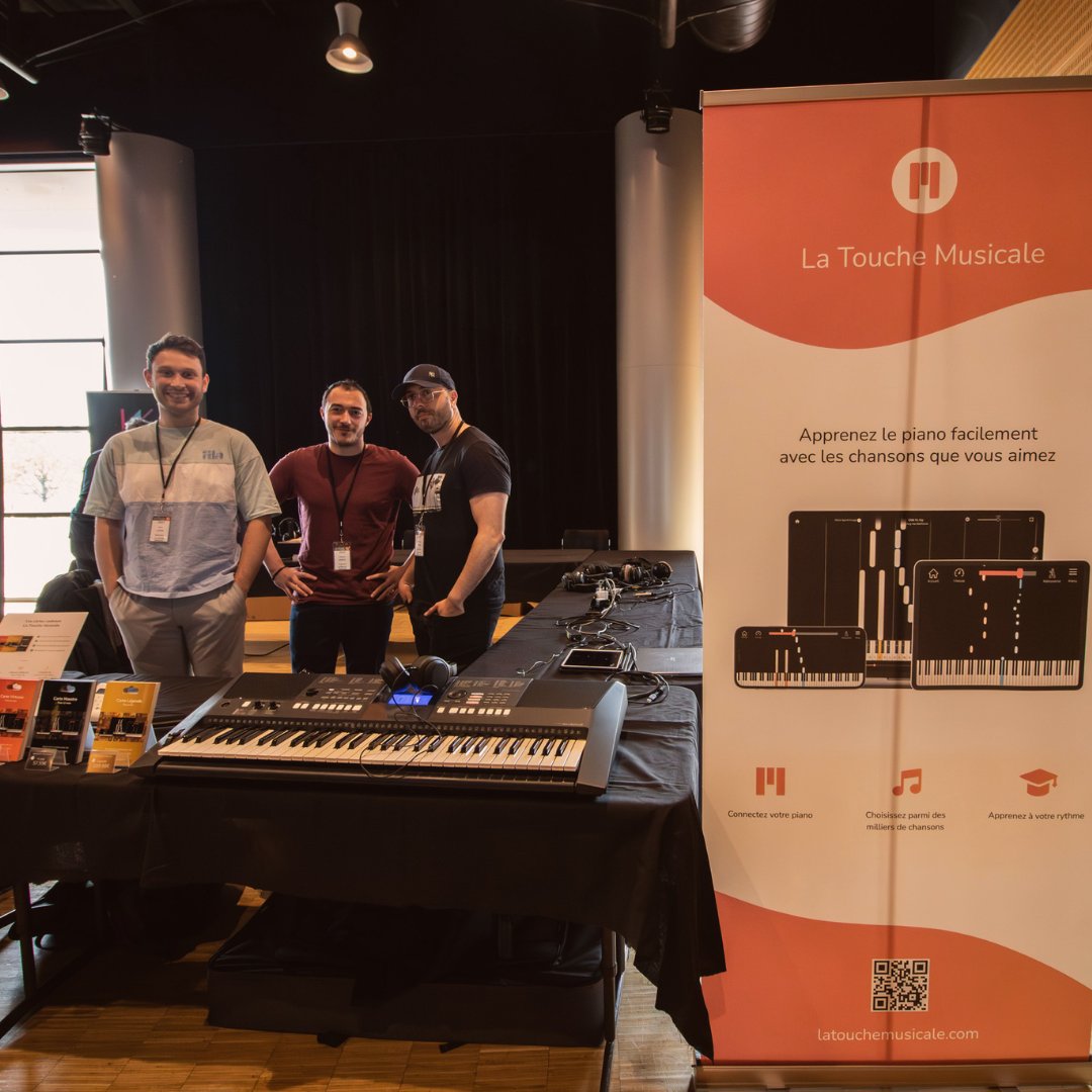La Touche Musicale (@touche_musicale) on Twitter photo Ce week-end, toute l’équipe de LA TOUCHE MUSICALE était présente à la 10ème édition du <a href="/SynthFestFrance/">SynthFest France</a> de Nantes. Nous avons eu le plaisir de vous présenter notre application permettant d’apprendre facilement le piano sans aucune notion de solfège 😉.
#salon #piano #startup Ce week-end, toute l’équipe de LA TOUCHE MUSICALE était présente à la 10ème édition du <a href="/SynthFestFrance/">SynthFest France</a> de Nantes. Nous avons eu le plaisir de vous présenter notre application permettant d’apprendre facilement le piano sans aucune notion de solfège 😉.
#salon #piano #startup