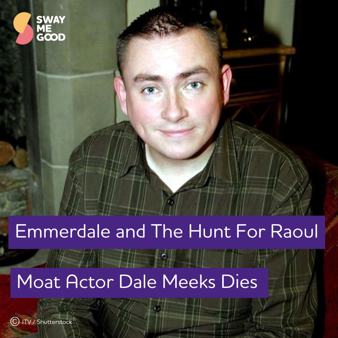 SwayMeGood's tweet photo. Emmerdale and The Hunt For Raoul Moat actor Dale Meeks dies.

Read more at https://t.co/xKLZUDogW0

#swaymegood #SMGnews #dailynews #dalemeek #emmerdale https://t.co/YRcIhW5BFX