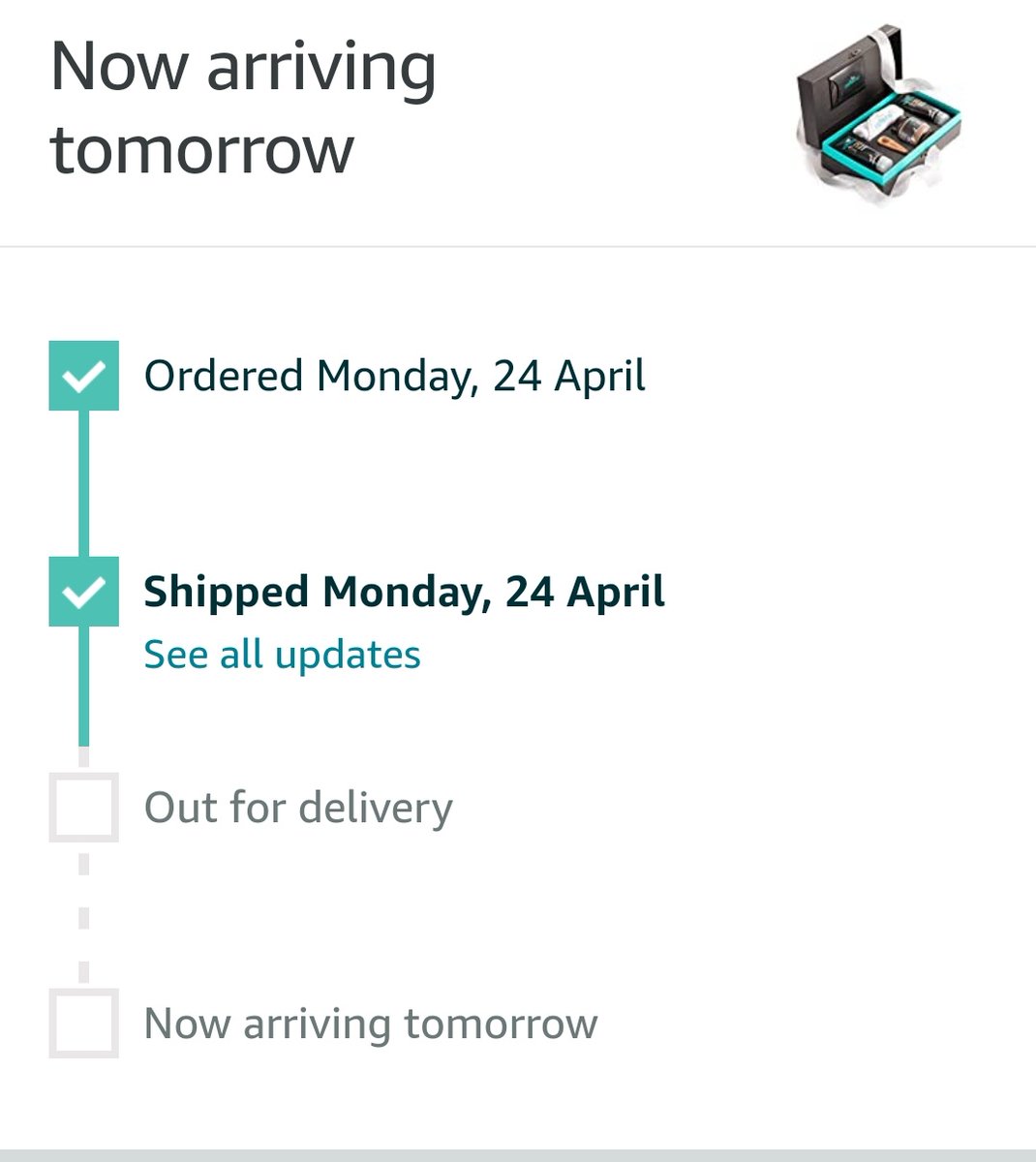 kunalN91's tweet photo. @amazonIN has started fantastic service of delivering product in past.. on 26th estimated date is shown as 25th- Pic 1.
Customers are simply scammed under pretext of 1D delivery. We pay a premium for this service. 1500 for Prime.  Whats point paying for prime if delivers in 3days https://t.co/sNpF58Icy5