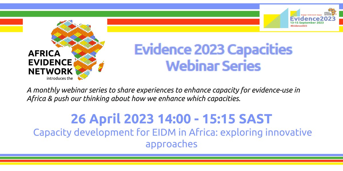 📢3. 2. 1. ACTION: #EnhancingEvidenceCapacities webinar featuring panelists incl <a href="/PenkaBogne/">Penka</a> and <a href="/LeylaHAbdullah1/">Leyla H Abdullahi</a>, moderated by <a href="/onthinktanks/">On Think Tanks</a> Emily Hayter. This is the thread 🧵