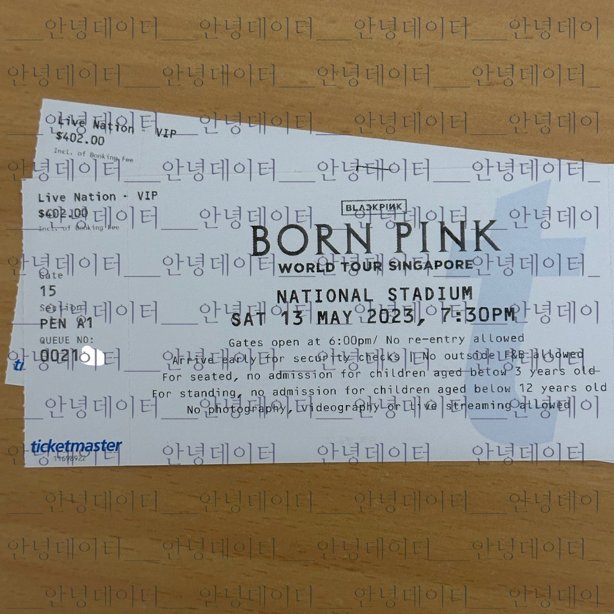 annyeong_data's tweet photo. [판매] 블랙핑크 싱가포르 콘서트 2023 티켓

구역: STANDING PEN A1 (21xx) x2
실물 티켓

✔️ PAYPAL 만

가격 제시 DM 주세요

#BLACKPINK  #블랙핑크  #BLACKPINKSINGAPORE   
#BLACKPINKinSG #BORNPINKinSG #BORNPINKSG https://t.co/6Ctn3qOGAh