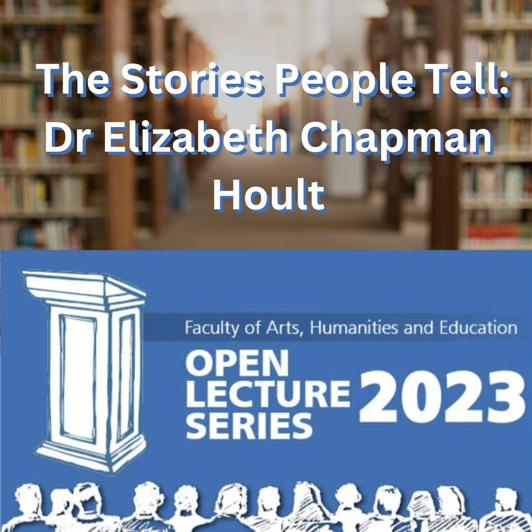 The last of the <a href="/cccuartshumsed/">CCCU Arts, Humanities & Education</a> 2023 free online open lecture series, The Stories People Tell, is next week! Dr Elizabeth Chapman Hoult will discuss her concept of a 'feminine' university. Book and also view recordings of all the previous lectures here:  canterbury.ac.uk/arts-humanitie…