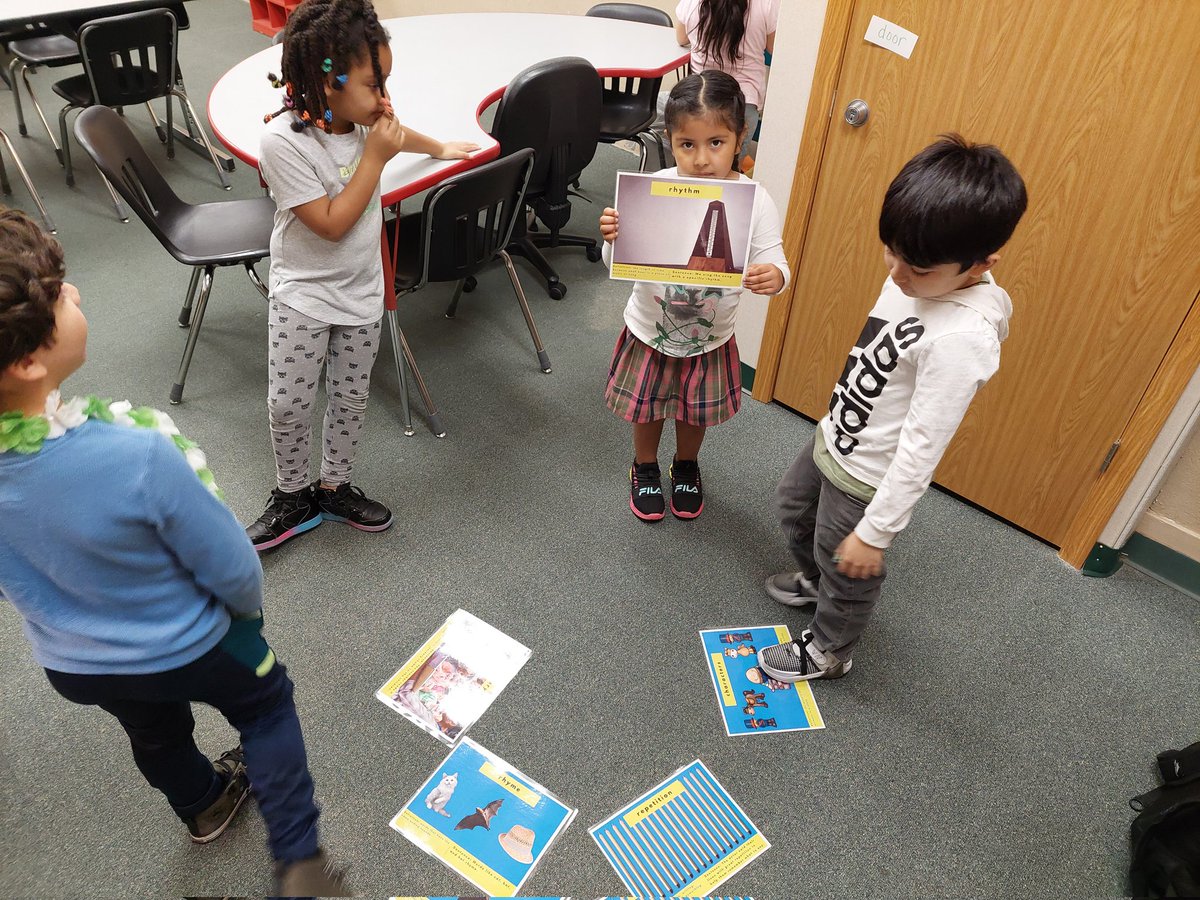 websterteaches's tweet photo. Today we played a vocabulary game to go with our nursery rhyme unit. Students are learning about rhythm and rhyme, along with story elements. https://t.co/z1cbTn5zfB