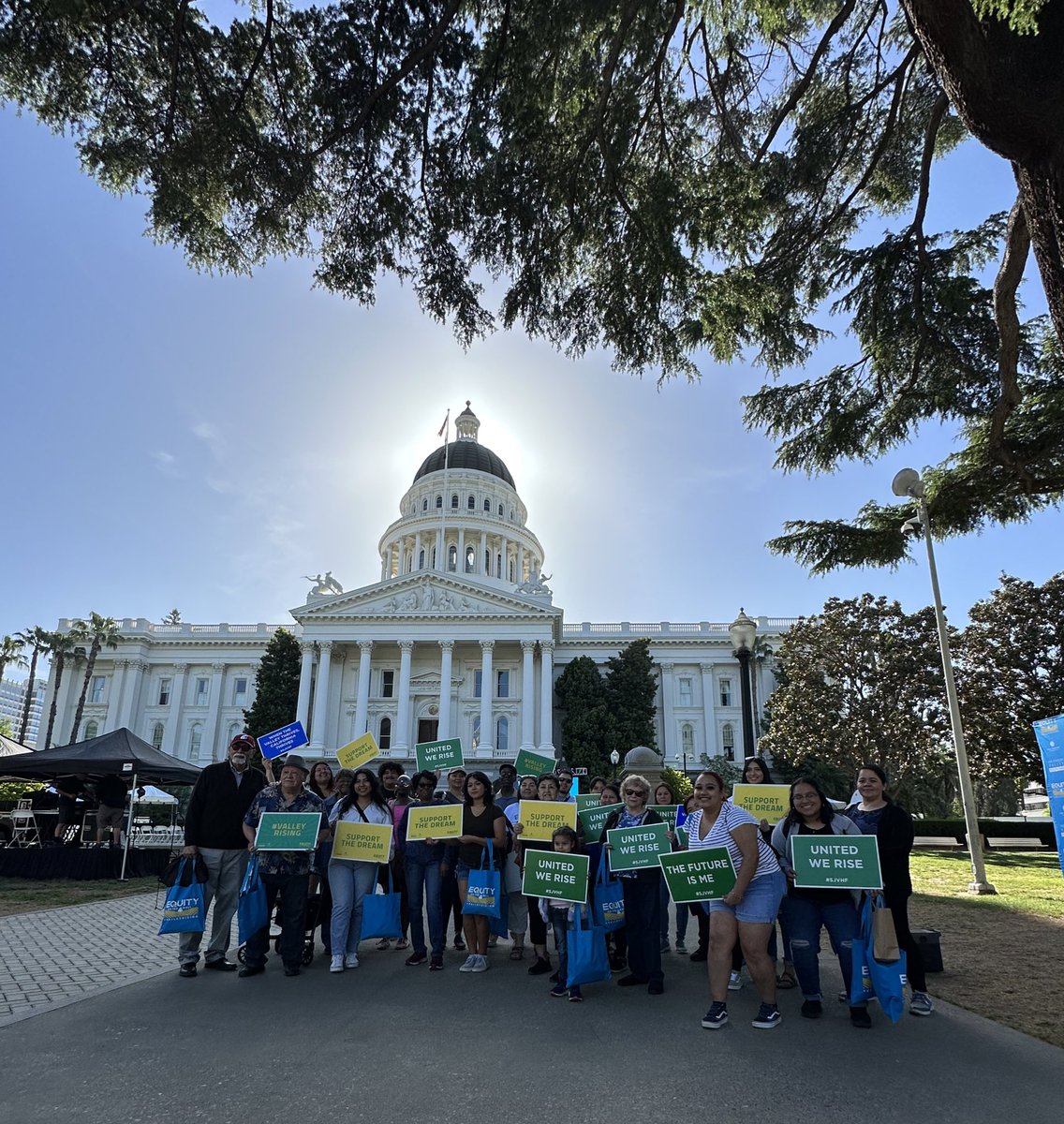 #EOM #werise 
Thousands of people from the San Joaquin Valley are coming to the CA State Capitol to share with their legislators what their communities need.