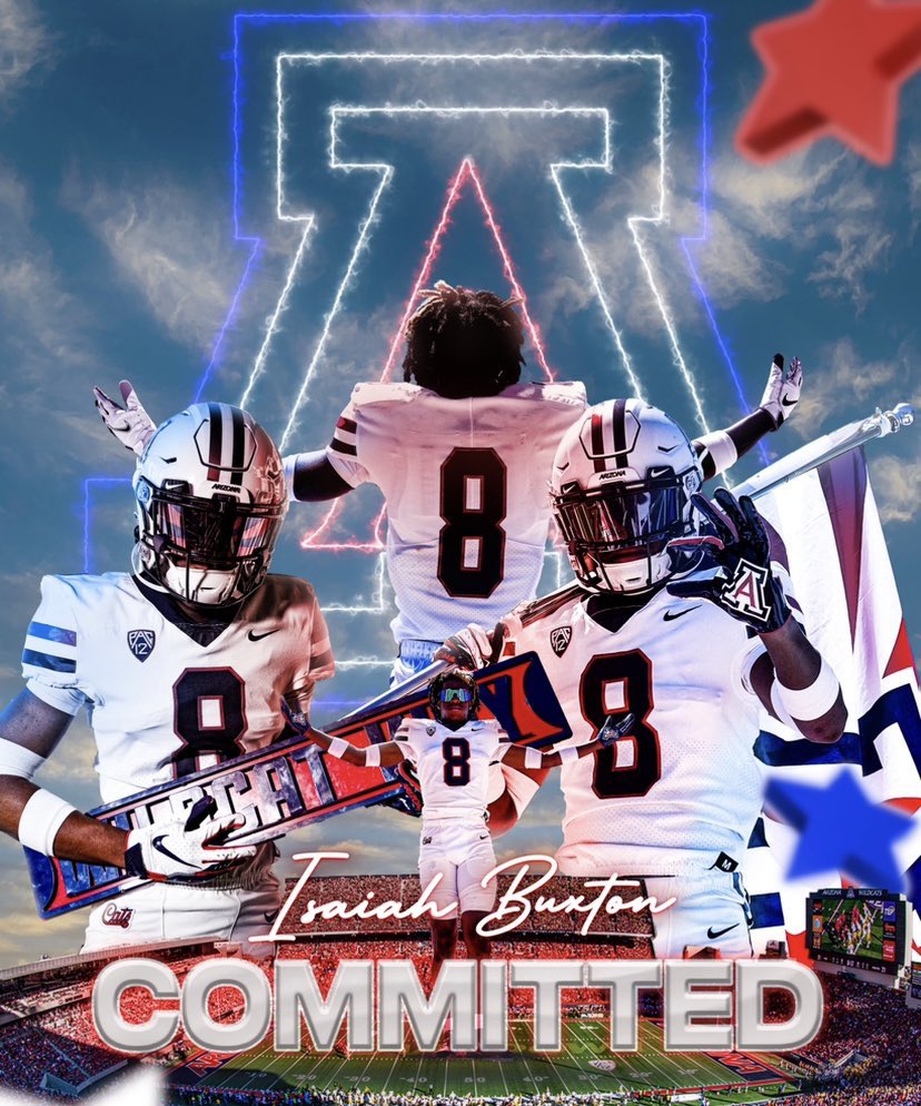Congratulations to Team Makasi Athlete Isaiah Buxton on his commitment to the University of Arizona. Arizona just got one of the top DB in the state of California. We are proud of you young man…. #TeamMakasi <a href="/GregBiggins/">Greg Biggins</a> <a href="/BrandonHuffman/">Brandon Huffman</a>